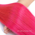 Pacote de cabelo colorido atacado Virgem Virgem Brasileira Teca Pacotes 2 Tons 1b Pacéis de cabelo de ombre reto rosa ombre